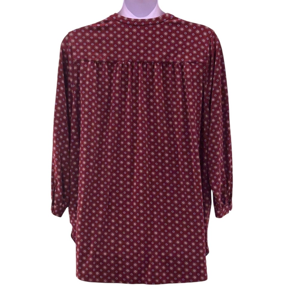 Lands End Button Tunic Top 3X - Picture 2 of 14